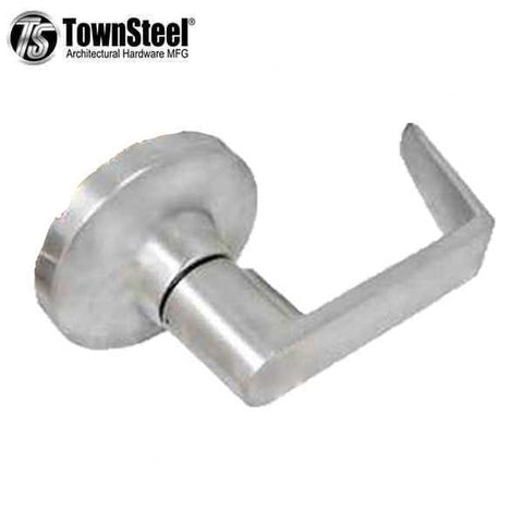 TownSteel - ED8900LS - Sectional Lever Trim - Passage - LS Regal Lever - Non-Handed - Compatible with Mortise Exit Device - Satin Chrome - Grade 1 - UHS Hardware TownSteel - ED8900LS - Sectional Lever Trim - Passage - LS Regal Lever - Non-Handed - Compatible with Mortise Exit Device - Satin Chrome - Grade 1 - UHS Hardware