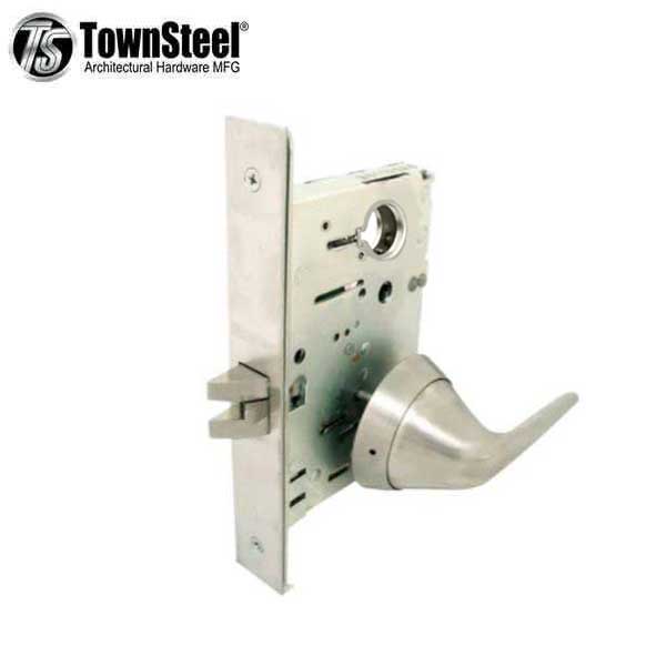 TownSteel - MRX-S - Ligature Resistant Mortise Lever Lock - Passage - Fire Rated - Stainless Steel - Grade 1 - UHS Hardware TownSteel - MRX-S - Ligature Resistant Mortise Lever Lock - Passage - Fire Rated - Stainless Steel - Grade 1 - UHS Hardware