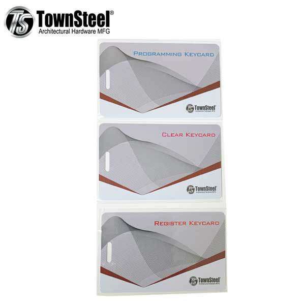 TownSteel - Proximity Lock Programming Card Pack - Register - Program - Clear - UHS Hardware TownSteel - Proximity Lock Programming Card Pack - Register - Program - Clear - UHS Hardware