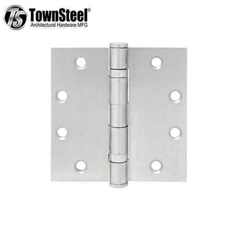 TownSteel - TH 179 - Door Hinge - 4.5" x 4.5" - Standard Weight - 26D - Satin Chrome - UHS Hardware TownSteel - TH 179 - Door Hinge - 4.5" x 4.5" - Standard Weight - 26D - Satin Chrome - UHS Hardware