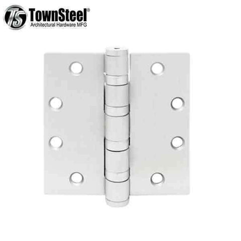 TownSteel - THBB 168 - Door Hinge - 4.5" x 4.5" - Heavy Weight - 4 Ball Bearings - 32D - No Removable Pin - UHS Hardware TownSteel - THBB 168 - Door Hinge - 4.5" x 4.5" - Heavy Weight - 4 Ball Bearings - 32D - No Removable Pin - UHS Hardware
