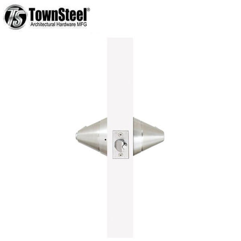 TownSteel - TRX-L - Ligature Resistant Cylindrical Lockset - Heavy Duty - Storeroom - Fire Rated - Stainless Steel - Grade 1 - UHS Hardware TownSteel - TRX-L - Ligature Resistant Cylindrical Lockset - Heavy Duty - Storeroom - Fire Rated - Stainless Steel - Grade 1 - UHS Hardware