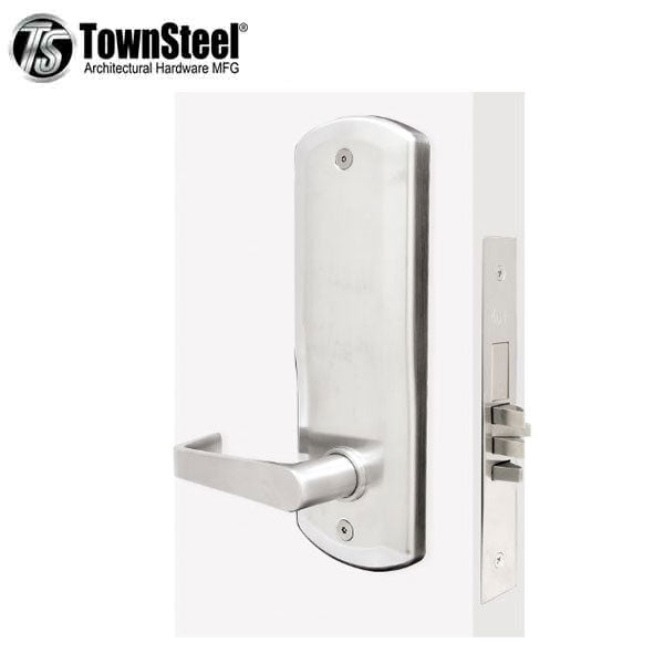 TownSteel - XME-2050 - Electronic Mortise Lockset w/ Keypad - Deadbolt - 2-3/4" Backset - Rigid Lever Set - Sentinel Lever - Fired Rated - Satin Chrome - Grade 1 - UHS Hardware TownSteel - XME-2050 - Electronic Mortise Lockset w/ Keypad - Deadbolt - 2-3/4" Backset - Rigid Lever Set - Sentinel Lever - Fired Rated - Satin Chrome - Grade 1 - UHS Hardware