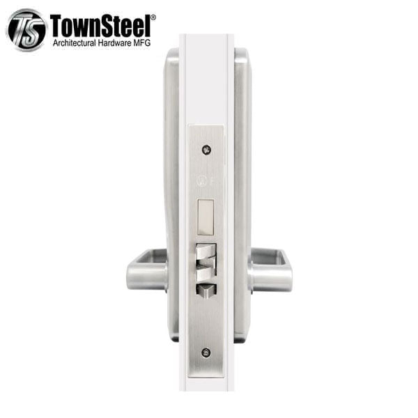 TownSteel - XME-2050 - Electronic Mortise Lockset w/ Keypad - Deadbolt - 2-3/4" Backset - Rigid Lever Set - Sentinel Lever - Fired Rated - Satin Chrome - Grade 1 - UHS Hardware TownSteel - XME-2050 - Electronic Mortise Lockset w/ Keypad - Deadbolt - 2-3/4" Backset - Rigid Lever Set - Sentinel Lever - Fired Rated - Satin Chrome - Grade 1 - UHS Hardware