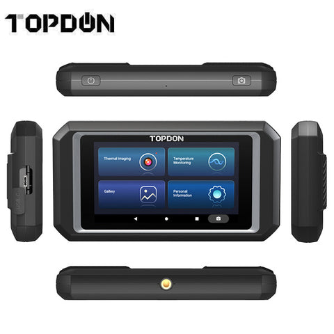 TOPDON - TC003 - Thermal Imaging Diagnostics Camera - 256x192 Thermal Resolution - 5000mAh Battery - Wi-Fi / Bluetooth TOPDON - TC003 - Thermal Imaging Diagnostics Camera - 256x192 Thermal Resolution - 5000mAh Battery - Wi-Fi / Bluetooth