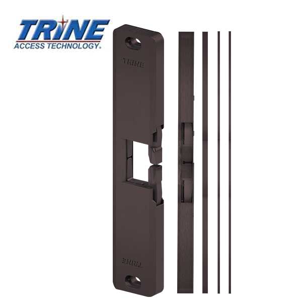 Trine - 4850 - 1/2″ Surface Mounted Electric Strike for Rim Panic Devices - Optional Finish - Grade 1 - UHS Hardware Trine - 4850 - 1/2″ Surface Mounted Electric Strike for Rim Panic Devices - Optional Finish - Grade 1 - UHS Hardware