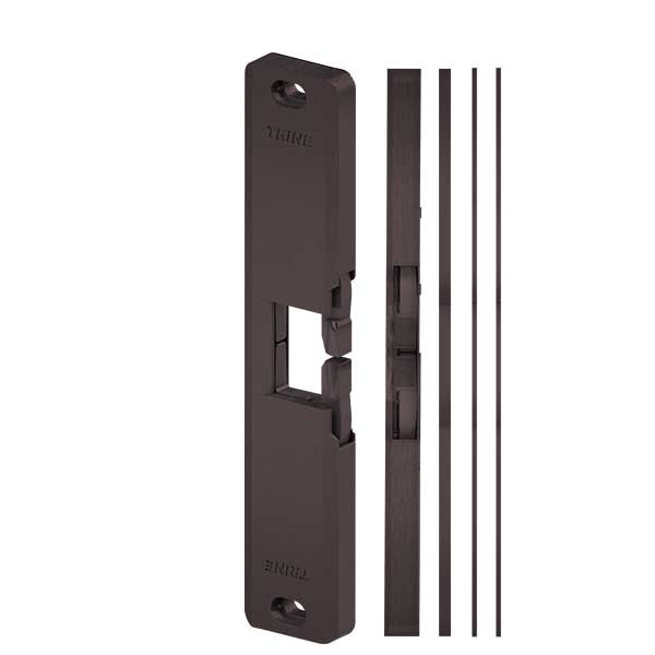 Trine - 4850 - 1/2″ Surface Mounted Electric Strike for Rim Panic Devices - Optional Finish - Grade 1 - UHS Hardware Trine - 4850 - 1/2″ Surface Mounted Electric Strike for Rim Panic Devices - Optional Finish - Grade 1 - UHS Hardware