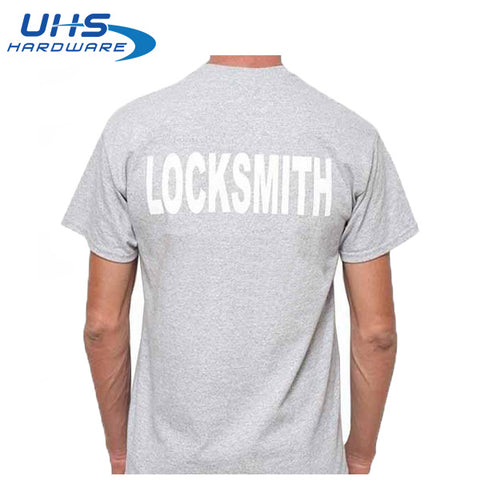 T-shirt - 24/7 Locksmith Service - Optional Sizes - Grey T-shirt - 24/7 Locksmith Service - Optional Sizes - Grey