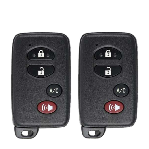 2 x 2010-2011 Toyota Prius / 4-Button Smart Key / PN: 89904-47420 / HYQ14AAB (E Board) (AFTERMARKET) (Pack Of 2) - UHS Hardware 2 x 2010-2011 Toyota Prius / 4-Button Smart Key / PN: 89904-47420 / HYQ14AAB (E Board) (AFTERMARKET) (Pack Of 2) - UHS Hardware