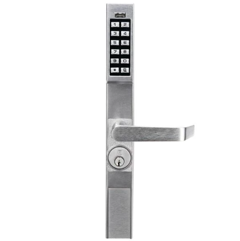 Trilogy DL1200 Narrow Stile Keypad Lever Lock / Satin Chrome 26D (Alarm Lock) - UHS Hardware Trilogy DL1200 Narrow Stile Keypad Lever Lock / Satin Chrome 26D (Alarm Lock) - UHS Hardware