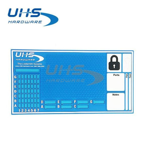 Deluxe Rekeying / Locking / Pinning Mat by UHS Hardware (10"x20″) - UHS Hardware Deluxe Rekeying / Locking / Pinning Mat by UHS Hardware (10"x20″) - UHS Hardware