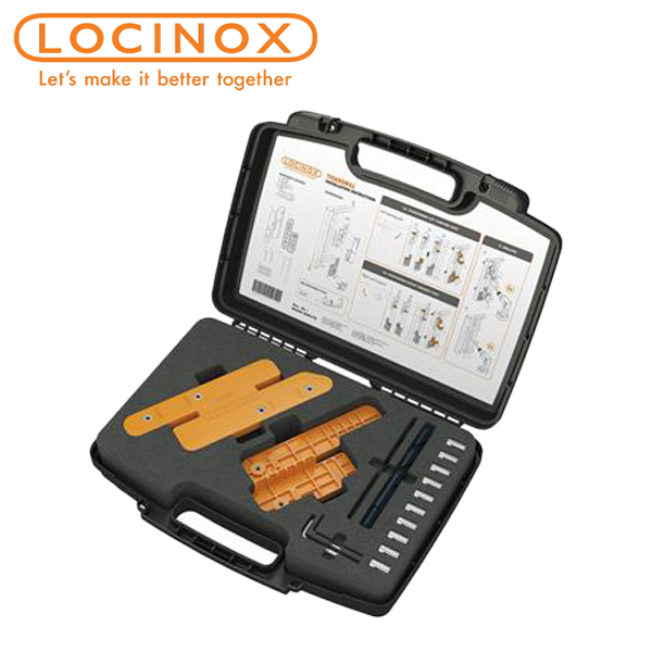 Locinox - Tiger Drill - Installation And Drilling Jig For Tiger Gate Closer - UHS Hardware Locinox - Tiger Drill - Installation And Drilling Jig For Tiger Gate Closer - UHS Hardware