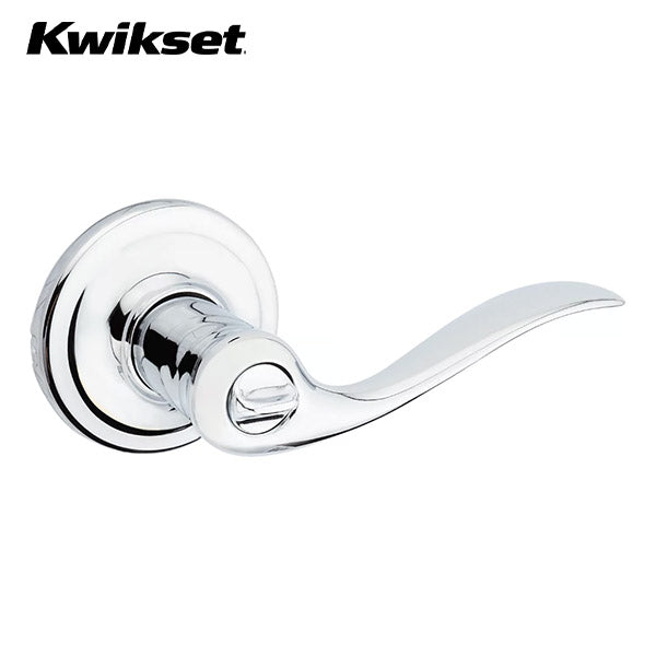 Kwikset - 740TNL - Tustin Lever - Round Rose - Entry - 26 - Polished Chrome - SmartKey Technology - Grade 2 - UHS Hardware Kwikset - 740TNL - Tustin Lever - Round Rose - Entry - 26 - Polished Chrome - SmartKey Technology - Grade 2 - UHS Hardware