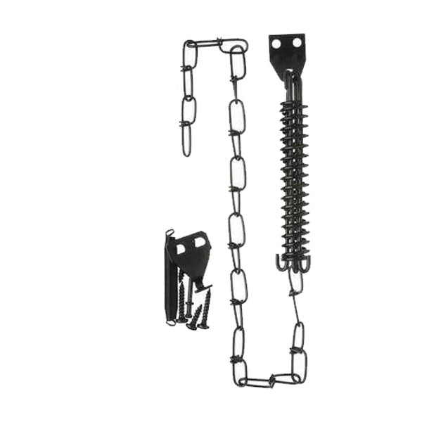 Wright - V11 - Zinc-Plated - Wind Protector Spring and Chain Door Stop - Optional Finish - UHS Hardware Wright - V11 - Zinc-Plated - Wind Protector Spring and Chain Door Stop - Optional Finish - UHS Hardware