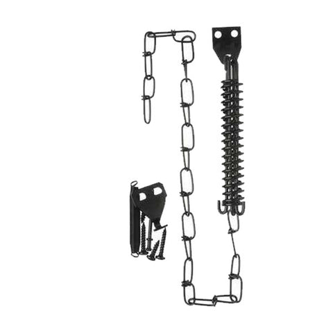 Wright - V11 - Zinc-Plated - Wind Protector Spring and Chain Door Stop - Optional Finish - UHS Hardware Wright - V11 - Zinc-Plated - Wind Protector Spring and Chain Door Stop - Optional Finish - UHS Hardware