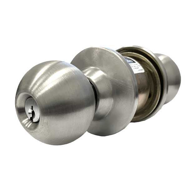 Marks USA - 280AB - 80 LINE Commercial Knobset - 2 3/4" Backset - 32D - Satin Stainless Steel - Entry - Grade 1 - UHS Hardware Marks USA - 280AB - 80 LINE Commercial Knobset - 2 3/4" Backset - 32D - Satin Stainless Steel - Entry - Grade 1 - UHS Hardware