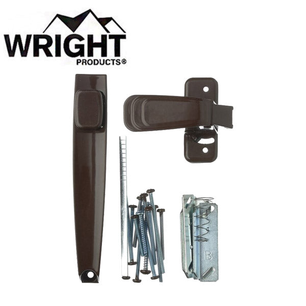 Wright - V444-2 - Heavy Duty - Tie Down Push Button Handle - Optional Finish - UHS Hardware Wright - V444-2 - Heavy Duty - Tie Down Push Button Handle - Optional Finish - UHS Hardware