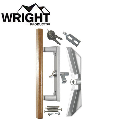 Wright - V1104 - Patio Surface Mounted Patio Door Latch - Optional Keying - Aluminum - UHS Hardware Wright - V1104 - Patio Surface Mounted Patio Door Latch - Optional Keying - Aluminum - UHS Hardware