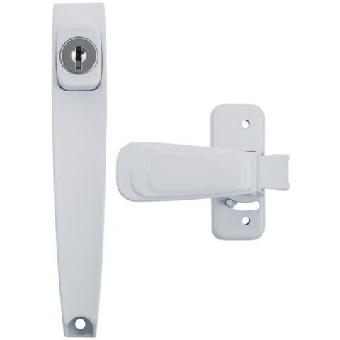 Wright - VK444-2 - Keyed - Heavy Duty - Tie Push Button Handle - Optional Finish - UHS Hardware Wright - VK444-2 - Keyed - Heavy Duty - Tie Push Button Handle - Optional Finish - UHS Hardware