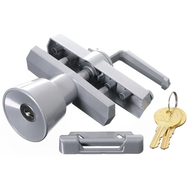 Wright - VK670 - Keyed Universal Knob Latch - Aluminum - UHS Hardware