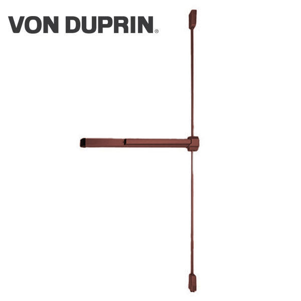 Von Duprin - 2227EO - Surface Mounted Vertical Rod Exit Device - Exit Only - No Trim - Optional Finish - 3 Foot - UHS Hardware Von Duprin - 2227EO - Surface Mounted Vertical Rod Exit Device - Exit Only - No Trim - Optional Finish - 3 Foot - UHS Hardware