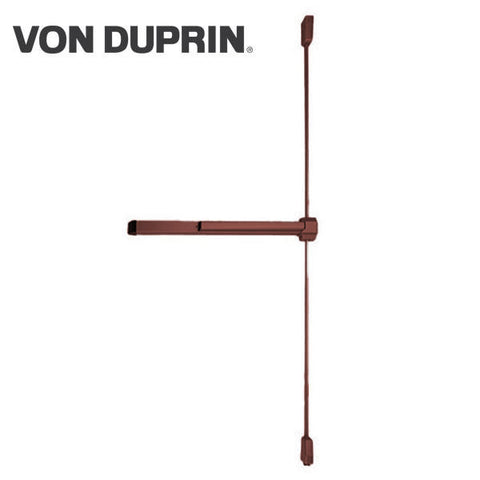 Von Duprin - 2227EO - Surface Mounted Vertical Rod Exit Device - Exit Only - No Trim - Optional Finish - 3 Foot - UHS Hardware Von Duprin - 2227EO - Surface Mounted Vertical Rod Exit Device - Exit Only - No Trim - Optional Finish - 3 Foot - UHS Hardware