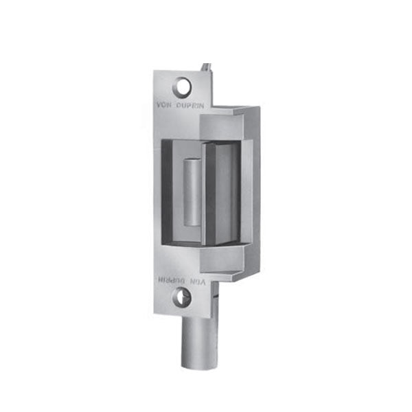 Von Duprin - 6211 Electric Strike for Mortise or Cylindrical Devices - Fail Secure - Satin Stainless - 12VDC - UHS Hardware Von Duprin - 6211 Electric Strike for Mortise or Cylindrical Devices - Fail Secure - Satin Stainless - 12VDC - UHS Hardware
