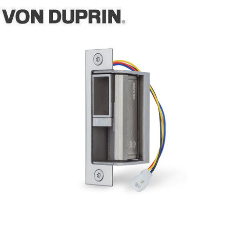 Von Duprin - 6400 Modular Electric Strike for Mortise or Cylindrical Devices - Fail Secure - Satin Stainless - Adjustable 12/24VDC / 12/24VAC - UHS Hardware Von Duprin - 6400 Modular Electric Strike for Mortise or Cylindrical Devices - Fail Secure - Satin Stainless - Adjustable 12/24VDC / 12/24VAC - UHS Hardware