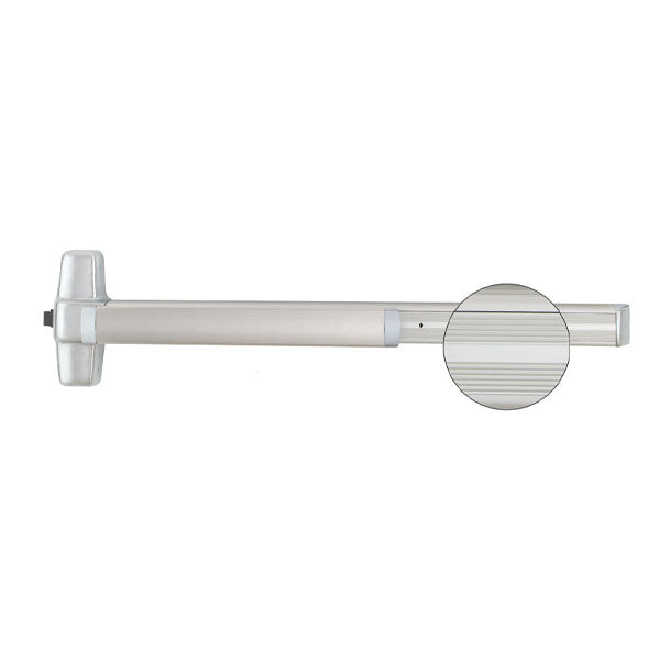 Von Duprin - 99EOF - Rim Exit Device - Exit Only - No Trim - Satin Chrome Finish - 3 Foot - Fire Rated - UHS Hardware Von Duprin - 99EOF - Rim Exit Device - Exit Only - No Trim - Satin Chrome Finish - 3 Foot - Fire Rated - UHS Hardware