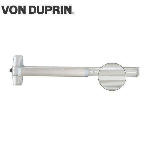 Von Duprin - 99EO - Rim Exit Device - Exit Only - No Trim - Satin Chrome Finish - 3 Foot - UHS Hardware Von Duprin - 99EO - Rim Exit Device - Exit Only - No Trim - Satin Chrome Finish - 3 Foot - UHS Hardware