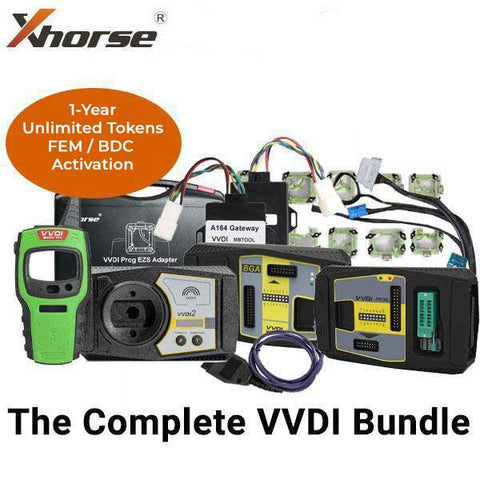 VVDI Complete Starter Pack w/ Authorizations, Emulators, Cables & Adapters (Xhorse) - UHS Hardware VVDI Complete Starter Pack w/ Authorizations, Emulators, Cables & Adapters (Xhorse) - UHS Hardware