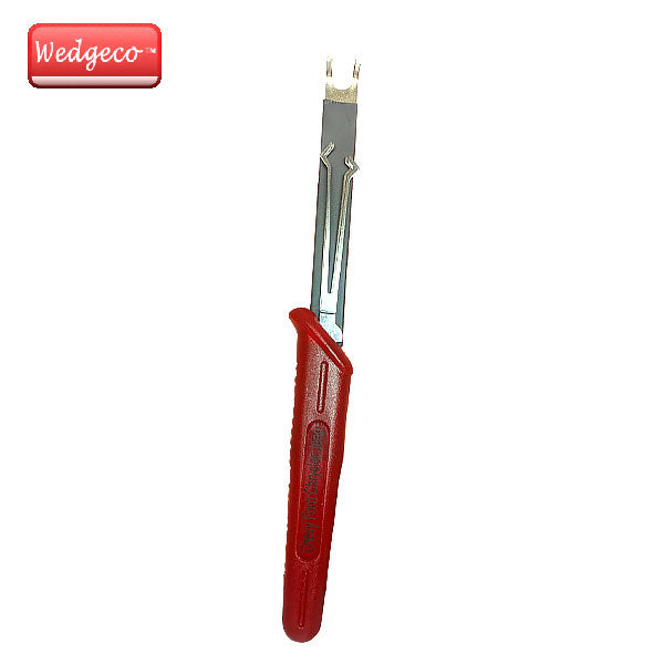 Wedgeco - Red Handle 4 Blades With Tension Wrench Combo (#500) - UHS Hardware Wedgeco - Red Handle 4 Blades With Tension Wrench Combo (#500) - UHS Hardware