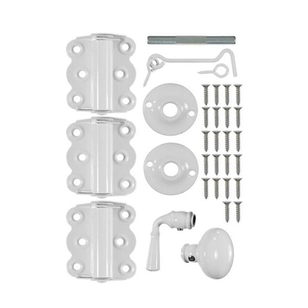 Wright - V321WH - Vinyl Screen Door Kit - 1/2"-1-3/4" Doors - Wood / Screen Doors - White - UHS Hardware Wright - V321WH - Vinyl Screen Door Kit - 1/2"-1-3/4" Doors - Wood / Screen Doors - White - UHS Hardware