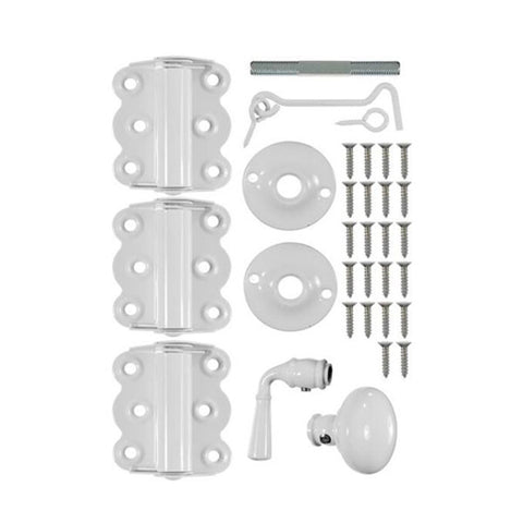 Wright - V321WH - Vinyl Screen Door Kit - 1/2"-1-3/4" Doors - Wood / Screen Doors - White - UHS Hardware Wright - V321WH - Vinyl Screen Door Kit - 1/2"-1-3/4" Doors - Wood / Screen Doors - White - UHS Hardware