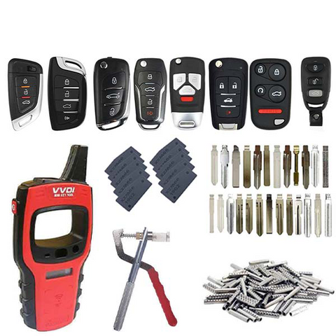 VVDI MINI Key Tool & Universal Remote Key Starter Pack w/ Blades / Super Chips / Pins & Disassembling Tool  (Xhorse) - UHS Hardware