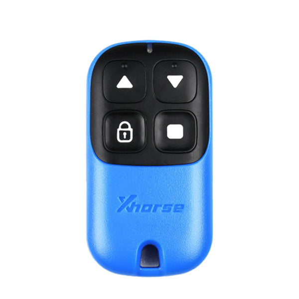 Xhorse - 4-Button Garage Door Remote Blank - Blue Finish (Wired) (XHS-XKXH04EN)