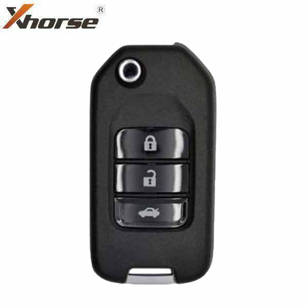 Honda Style / 3-Button Universal Remote Key for VVDI Key Tool (Wireless) - UHS Hardware Honda Style / 3-Button Universal Remote Key for VVDI Key Tool (Wireless) - UHS Hardware
