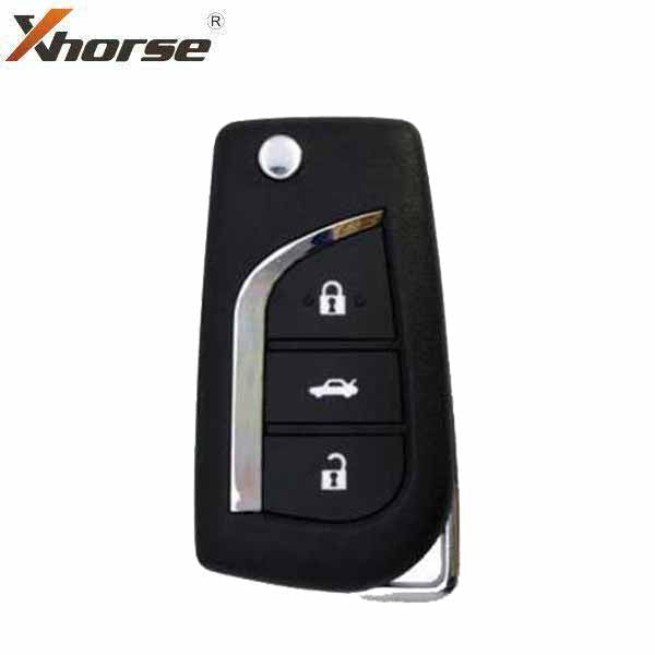 Toyota Style / 3-Button Universal Remote Key for VVDI Key Tool (Wireless) - UHS Hardware Toyota Style / 3-Button Universal Remote Key for VVDI Key Tool (Wireless) - UHS Hardware