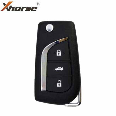 Toyota Style / 3-Button Universal Remote Key for VVDI Key Tool (Wireless) - UHS Hardware Toyota Style / 3-Button Universal Remote Key for VVDI Key Tool (Wireless) - UHS Hardware