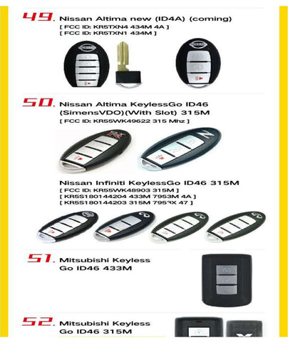 4-Button Universal Smart Key w/ Proximity Function for VVDI Key Tool (Xhorse) (BUNDLE OF 10) - UHS Hardware 4-Button Universal Smart Key w/ Proximity Function for VVDI Key Tool (Xhorse) (BUNDLE OF 10) - UHS Hardware