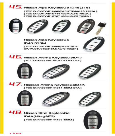 4-Button Universal Smart Key w/ Proximity Function for VVDI Key Tool (Xhorse) (BUNDLE OF 10) - UHS Hardware 4-Button Universal Smart Key w/ Proximity Function for VVDI Key Tool (Xhorse) (BUNDLE OF 10) - UHS Hardware
