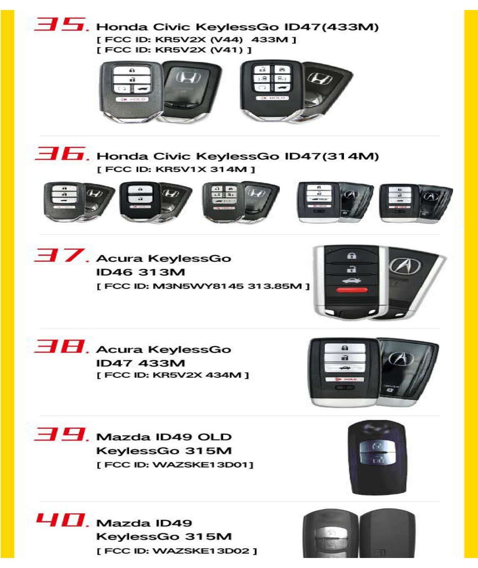 4-Button Universal Smart Key w/ Proximity Function for VVDI Key Tool (Xhorse) (BUNDLE OF 10) - UHS Hardware 4-Button Universal Smart Key w/ Proximity Function for VVDI Key Tool (Xhorse) (BUNDLE OF 10) - UHS Hardware