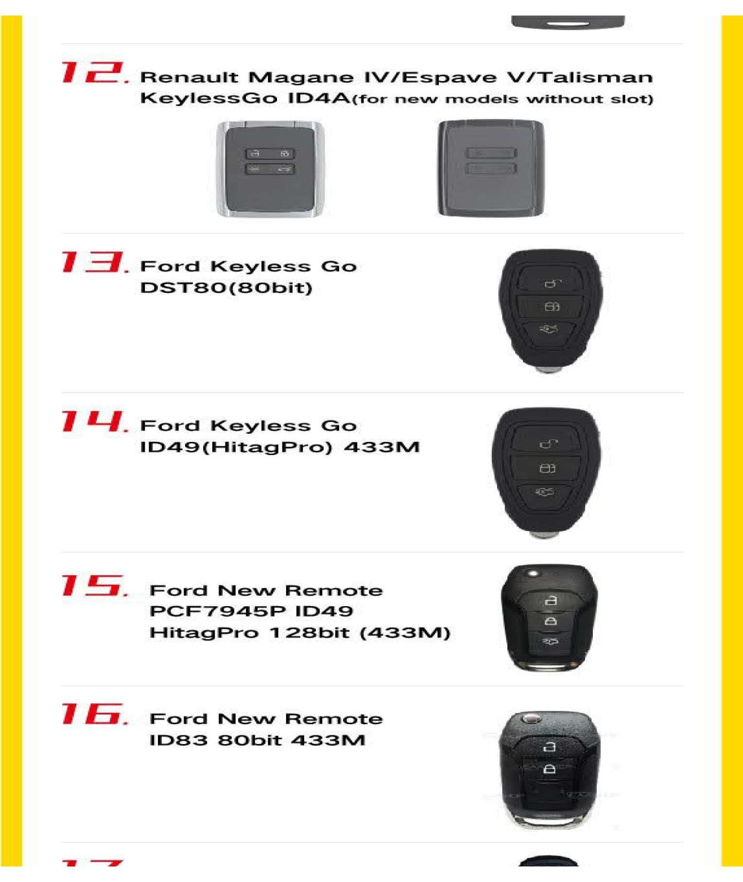 4-Button Universal Smart Key w/ Proximity Function for VVDI Key Tool (Xhorse) (BUNDLE OF 10) - UHS Hardware 4-Button Universal Smart Key w/ Proximity Function for VVDI Key Tool (Xhorse) (BUNDLE OF 10) - UHS Hardware