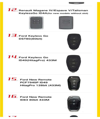 4-Button Universal Smart Key w/ Proximity Function for VVDI Key Tool (Xhorse) (BUNDLE OF 10) - UHS Hardware 4-Button Universal Smart Key w/ Proximity Function for VVDI Key Tool (Xhorse) (BUNDLE OF 10) - UHS Hardware