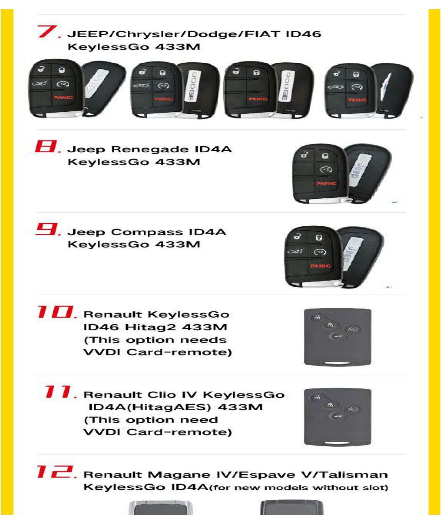 4-Button Universal Smart Key w/ Proximity Function for VVDI Key Tool (Xhorse) (BUNDLE OF 10) - UHS Hardware 4-Button Universal Smart Key w/ Proximity Function for VVDI Key Tool (Xhorse) (BUNDLE OF 10) - UHS Hardware