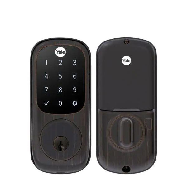 Yale - YRD226 - Assure Touchscreen Deadbolt - Single Cylinder - Keyed Different - Oil Rubbed Bronze - Fire Rated - Grade 2 - UHS Hardware Yale - YRD226 - Assure Touchscreen Deadbolt - Single Cylinder - Keyed Different - Oil Rubbed Bronze - Fire Rated - Grade 2 - UHS Hardware