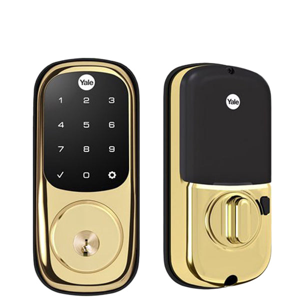 Yale - YRD226 - Assurance Electronic Deadbolt Lock - Touchscreen - Single Cylinder - 2-3/8" Backset - Schlage "C" Keyway - Optional Smart Connectivity - Keyed Different - Optional Finish - Grade 2 - UHS Hardware