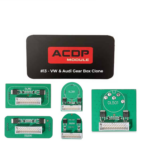 Yanhua - ACDP - VW AUDI - Gearbox Clone Module #13 - Audi DQ200, DQ250, DL382, DL501 & VL381 - UHS Hardware Yanhua - ACDP - VW AUDI - Gearbox Clone Module #13 - Audi DQ200, DQ250, DL382, DL501 & VL381 - UHS Hardware