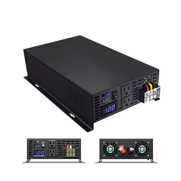RBP - 12VDC - 2000 Watt Pure Sine Wave Inverter - Solar Power - DC to AC - With Remote Control - No USB Ports - UHS Hardware
