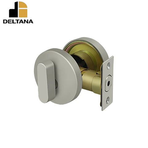 Deltana - Zinc Modern Low Profile Deadbolt Lock Grade 3 - Optional Finish Deltana - Zinc Modern Low Profile Deadbolt Lock Grade 3 - Optional Finish